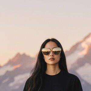 True Religion Sunglasses Green Mirrored Aviators